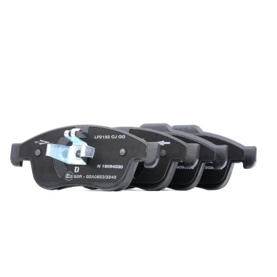 Image of 410600379R, 410607115R, 410A12582R, 440603905R, 8660000781 Brake pad set DELPHI LP2152 RENAULT: Clio V Hatchback, MEGANE 3 Coupe,