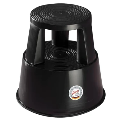 Image of Wedo 212 201 Plastic Kickstool Black