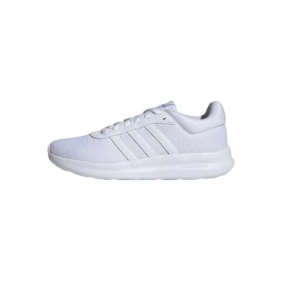 Image of adidas Women&#039;s Lite Racer 4.0 Shoes, White/Zero met./core White, 8 UK
