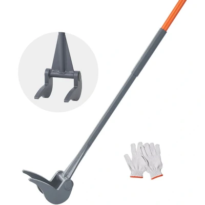 Image of VEVOR Pallet Buster, 50 Inch Handle, 2000 lbs Weight Capacity, Q235 Carbon Steel, Heavy Duty Deck Wrecker Demolition Wood Tool Breaker Pry Bar Puller for Efficient and Effortless Board Removal