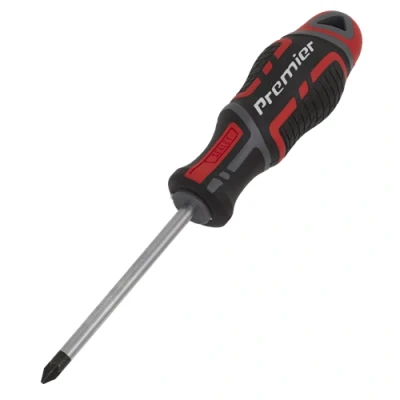 Image of Sealey Premier Screwdriver Pozi #1 x 75mm GripMAX®