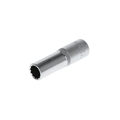 Image of GEDORE red Long socket, 1/2&quot; 12.5 mm drive, bi hex 14 AF, Tool, R61101414, Steel