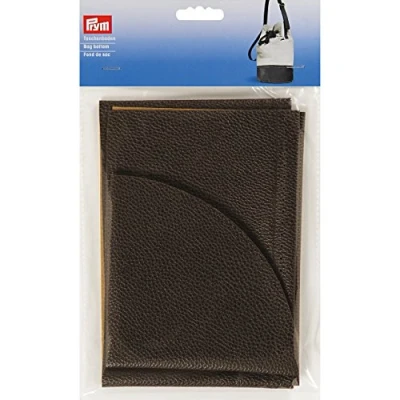 Image of Prym Bag Bottom Charlotte, Leather, Dark Brown, 27 x 16.5 1.5 cm