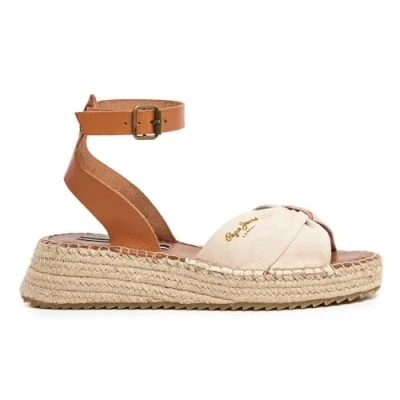 Image of Pepe Jeans Women&#039;s Kate One Sandal, White (Off White), 6 UK