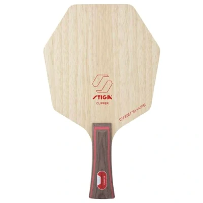 Image of Stiga Clipper Cybershape Offensive 7 layer table tennis blade Top speed with precision Concave handle