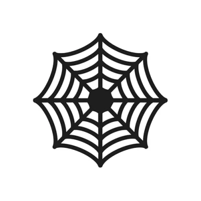 Image of Paper Place Mats Round 27 cm Spider Web Shape Set of 4 Scary Cobweb Look Party Decoration for Halloween Costume Motto Witches Wizard Haunted House Table