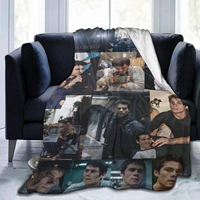 Image of Amkong Dylan O&#039;Brien Ultra Soft Throw Blanket Flannel Fleece All Season Light Weight Living Room/Bedroom Warm 50&quot;x40&quot;
