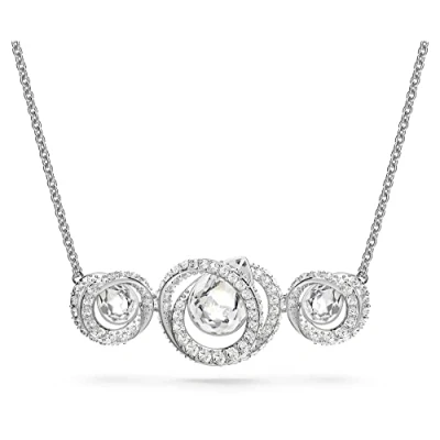 Image of Swarovski Generation White Gold tone Plated Necklace 5636586