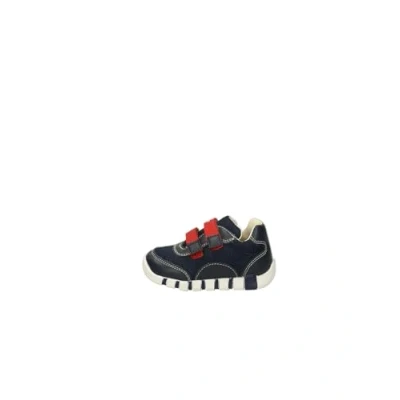Image of Geox Baby B Iupidoo Boy First Walker Shoe, Navy, 3.5 UK Child
