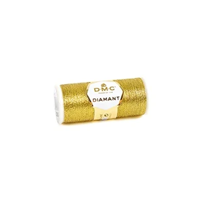 Image of DMC Diamant Metallic Needlework Thread, 38.2 Yard, Dark Gold
