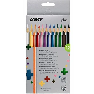 Image of Lamy Plus Model 530 FH22007 Coloured Pencils Set of 12 in Folding Box