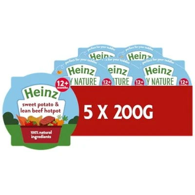 Image of Heinz Sweet Potato &amp; Lean Beef Hotpot Baby Food Tray 1+ Year 200g