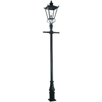 Image of Wilmslow 1 Light Outdoor Lamp Post Black, E27