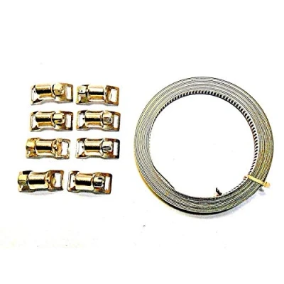 Image of Toolzone 8 Piece Stainless Steel Hose Clamp Kit