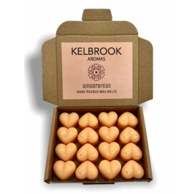 Image of Wax Melts Gingerbread 16 Pack Strong Scented Made in The UK Plastic Free Vegan