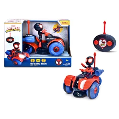 Image of Jada 203223001 Remote Control Miles Morales Web Crawler 1:24, Multi Color