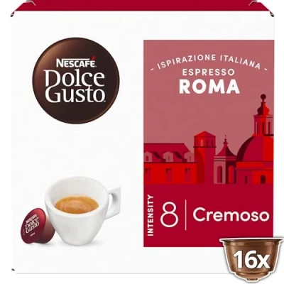 Image of NESCAFÉ Dolce Gusto Espresso Roma 16 capsules 3 Packs 48 Cups