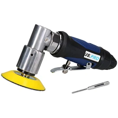 Image of 3 75mm Air Angle Sander Grinder Polisher with Backing Pad Sanding