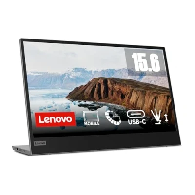 Image of Lenovo L15 15.6 Inch Portable Monitor FHD, 1080p, 60Hz, IPS, 6ms, USB C / Type connector