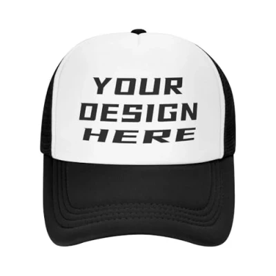 Image of KYZMZBulk Custom Hats Trucker Hat Add Your Logo Picture Text Baseball Cap