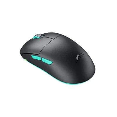 Image of Xtrfy M8 Wireless Ultra Light Gaming Mouse, Optimised for esports, 2.4 GHz, RF Extremely Low Front Greater Precision, Rechargeable, Black