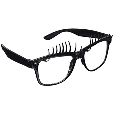Image of Amscan 250483 55 Fun Shades Lashes Black Clear
