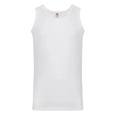 Image of 5 Pack of Fruit the Loom Mens Athletic Vests Tank Top T Shirt Sizes and Colours (XL 44 46 Inch Chest, x White)