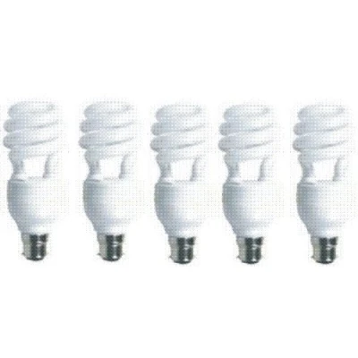 Image of 11 WATT BC Daylight Energy Saver Lamps 5 Pack Full Spectrum Bulbs