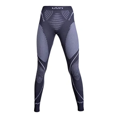 Image of UYN U100010 EVOLUTYON UW LONG Pants Women&#039;s Anthracite/White/Light Grey XL