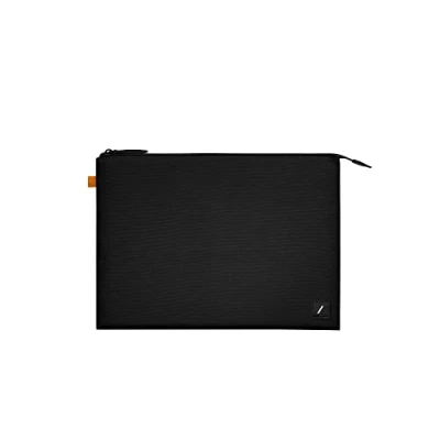 Image of Native Union W.F.A MacBook Sleeve 14&quot; Minimalist Slim Made of Recycled Materials with 360 Degree Protection Compatible Pro 14 M3/M4, 13 M2 &amp; Air 13&quot; M2/M3 (2024) Black