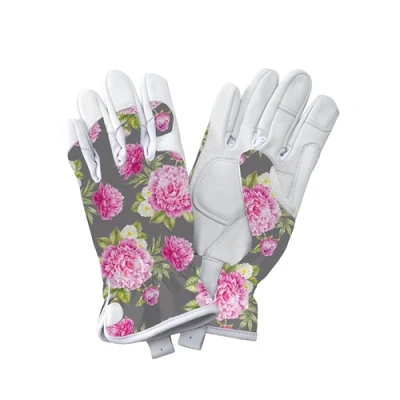 Image of Kent &amp; Stowe Leather Gloves Peony Grey Small