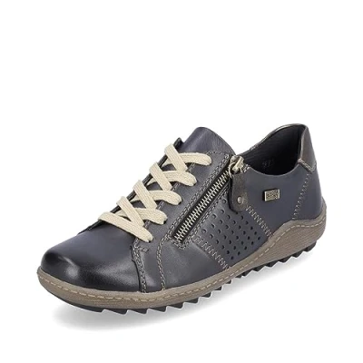 Image of Remonte women&#039;s trainers R1437, lace up shoes, loose insole, TEX, Blue 14, 8 UK