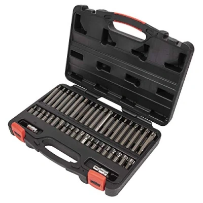 Image of Sealey Premier TRX Star*/Hex/Spline Bit Set 42pc, 3/8&quot; &amp; 1/2&quot;Sq Drive