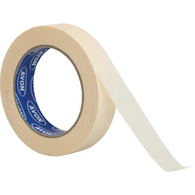 Image of Avon General Purpose Cream Masking Tape 25mm x 50m