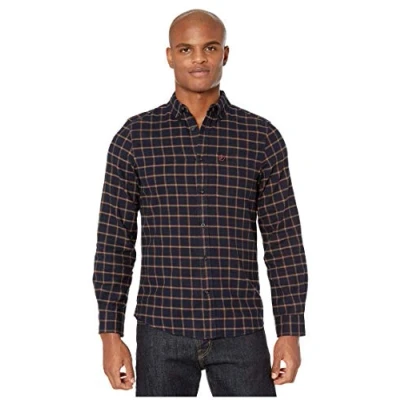 Image of FJALLRAVEN F82979 555 Övik Flannel Shirt M Dark Navy S