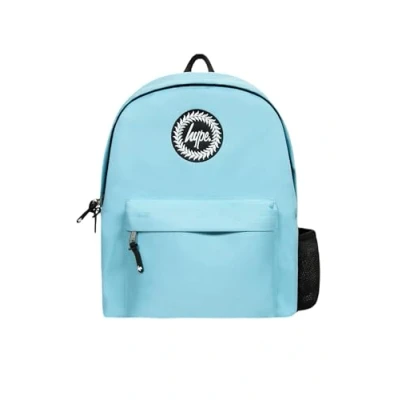 Image of Hype Unisex Kid&#039;s Badge Backpack, Baby Blue, One Size