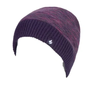 Image of HEAT HOLDERS Ladies Thermal Winter Warm Hat Eden One Size (Purple)