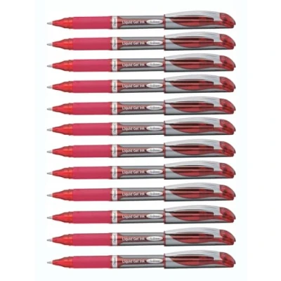 Image of Pentel EnerGel Xm Pen, 1.0 mm Red, Pack of 12