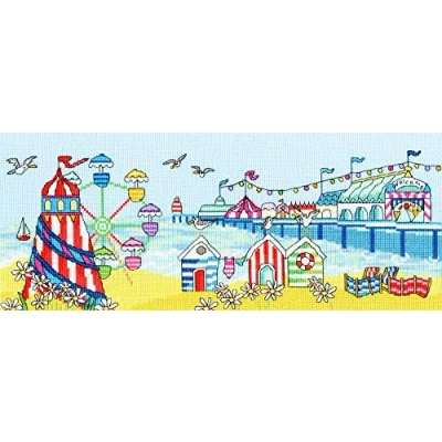 Image of Bothy Threads Cross Stitch Kit Pier Fun