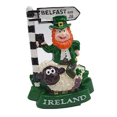 Image of 3D Belfast Northern Ireland UK Fridge Magnet, Home &amp; Kitchen Decoration magnetic sticker refrigerator magnet travel souvenir gift
