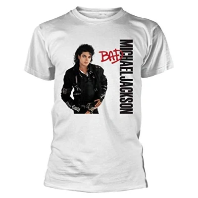 Image of Michael Jackson &#039;Bad&#039; (White) T Shirt (Extra Large)