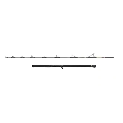 Image of Penn Regiment IV Jig Cast Rod, Saltwater Angler Fishing Sea Fish Cod, Eel, Bass, Pollock, Mackerel, Shark, Strong Leightweight &amp; Versatile, Silver, 1.84m Fast Ambidextrous Rod