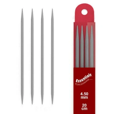 Image of 4.5mm 20cm Set of 4 Double Pointed Knitting Needles