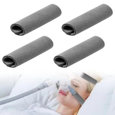 Image of CPAP Strap Covers Headgear Cover Soft Comfort Face Pads Cushion for Reducing Cheek Red Marks Indentation 4 Pack