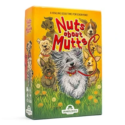 Image of Nuts About Mutts Card Game by Grandpa Beck&#039;s Games Fun Family Friendly Hand Elimination for Kids, Teens, and Adults from The Creators of Skull King &amp; Cover Your Assets 3 8 Players Ages 7+