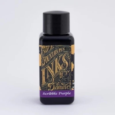 Image of Diamine Scribble Purple Ink Bottle 30 mlaa