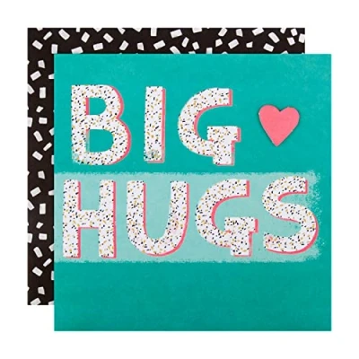 Image of Hallmark Big Hugs General Love Support Card Contemporary Text Based Design