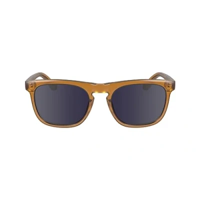 Image of Calvin Klein SAGE Unisex Sunglasses, Size: 54, Caramel