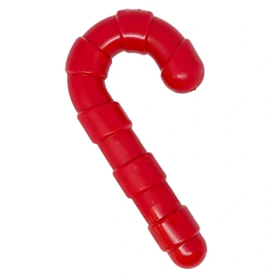 Image of SodaPup Candy Cane Durable Dog Chew Toy Made in USA from Non Toxic, Pet Safe, Food Safe Nylon Material for Mental Stimulation, Clean Teeth, Fresh Breath, Problem Chewing, Calming Nerves, &amp; More