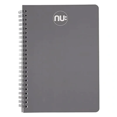 Image of NU Notebooks Spectrum Autumnal Range Grey Journal Notebook Wirebound A5 Notepad 150 Pages